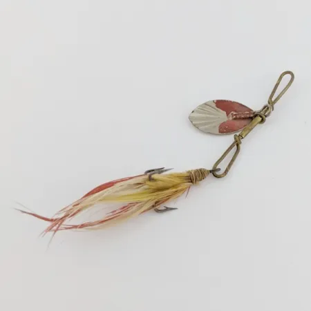 G.M. Skinner 1 Cucharilla, níquel/rojo, 3,5 g, estriada, #24500