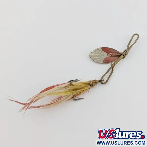 G.M. Skinner 1 Cucharilla, níquel/rojo, 3,5 g, estriada, #24500