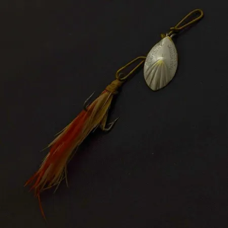 G.M. Skinner 1 Cucharilla, níquel/rojo, 3,5 g, estriada, #24500