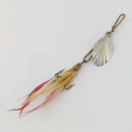 G.M. Skinner 1 Cucharilla, níquel/rojo, 3,5 g, estriada, #24500