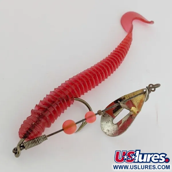 Pflueger June Bug №4 Spinner, Rojo/Níquel, 6 g, Brazo offset, #24501
