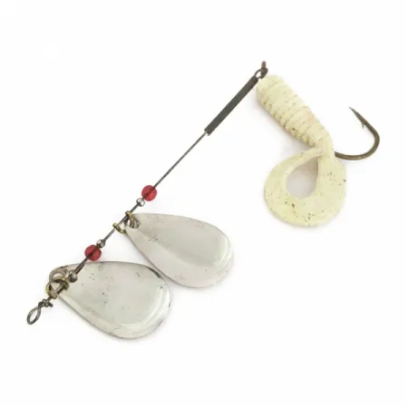 Worth Double Blade Spinner, Níquel, 5 g, Cola Rizada, #24502