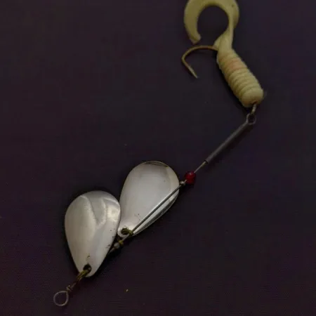 Worth Double Blade Spinner, Níquel, 5 g, Cola Rizada, #24502