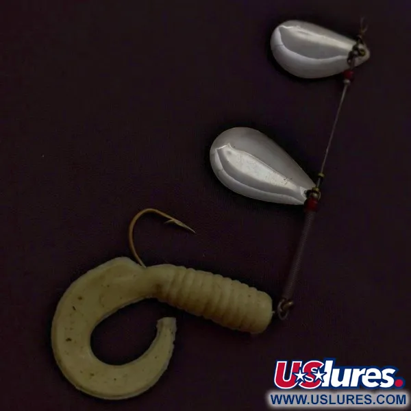 Worth Double Blade Spinner, Níquel, 5 g, Cola Rizada, #24502