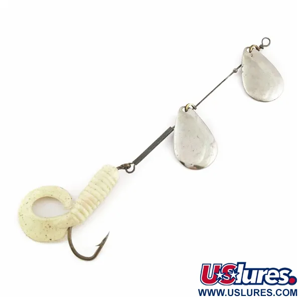 Worth Double Blade Spinner, Níquel, 5 g, Cola Rizada, #24502