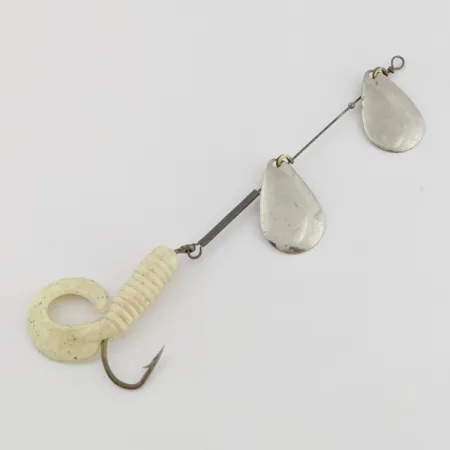 Worth Double Blade Spinner, Níquel, 5 g, Cola Rizada, #24502