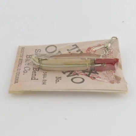 South Bend Trix-Oreno 594 Señuelo mosca, Plata/Rojo, 2 g, #24506