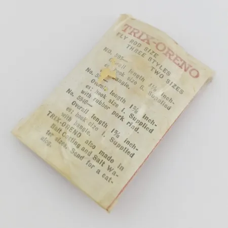 South Bend Trix-Oreno 594 Señuelo mosca, Plata/Rojo, 2 g, #24506