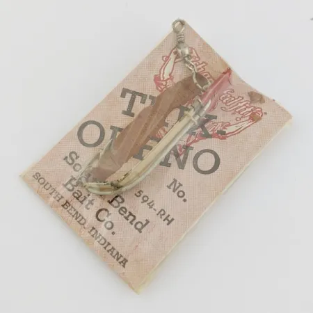 South Bend Trix-Oreno 594 Señuelo mosca, Plata/Rojo, 2 g, #24506