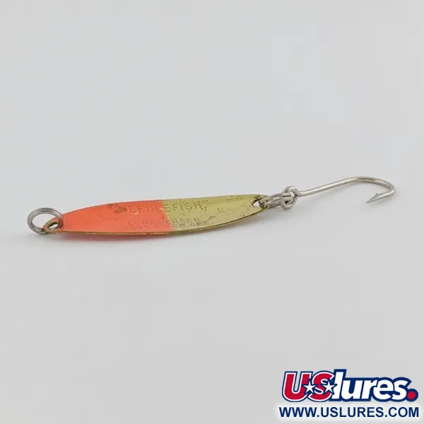 Luhr Jensen Needlefish 1 Cucharilla, Rojo/Oro, 2g, Curricán, #24513