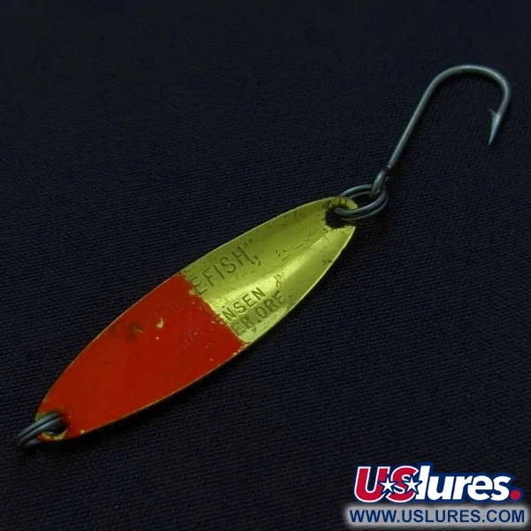 Luhr Jensen Needlefish 1 Cucharilla, Rojo/Oro, 2g, Curricán, #24513