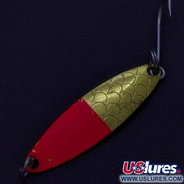 Luhr Jensen Needlefish 1 Cucharilla, Rojo/Oro, 2g, Curricán, #24513