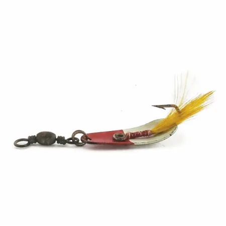 Rex Spoon Weezel cucharilla, rojo/blanco, 1,7 g, plumas, #24517