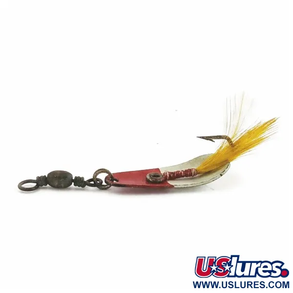 Rex Spoon Weezel cucharilla, rojo/blanco, 1,7 g, plumas, #24517