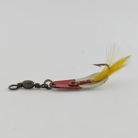 Rex Spoon Weezel cucharilla, rojo/blanco, 1,7 g, plumas, #24517