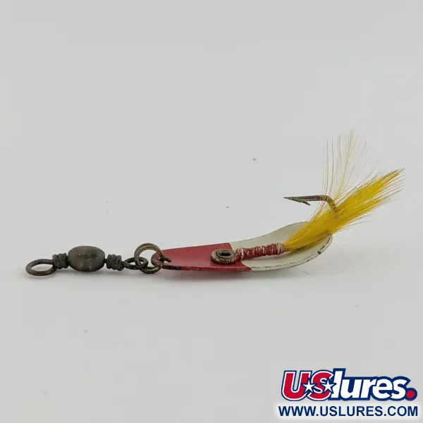 Rex Spoon Weezel cucharilla, rojo/blanco, 1,7 g, plumas, #24517