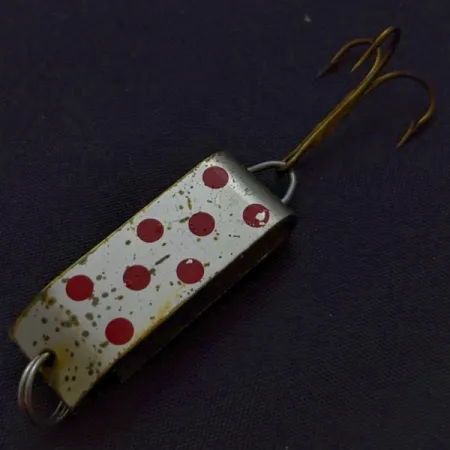 Jake's Lures Lil Jake Cucharilla, Níquel/Rojo, 9 g, Cuerpo Plegado, #24520