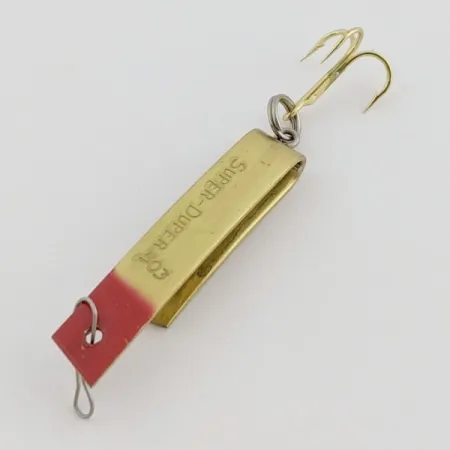 Luhr Jensen Super-Duper 503 Cucharilla, Gold/Red, 4.3 g, U-Shape, #24546