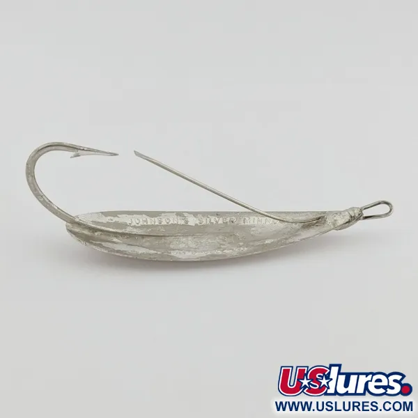 Johnson Silver Minnow Weedless Cucharilla, Níquel, 12g, #24548