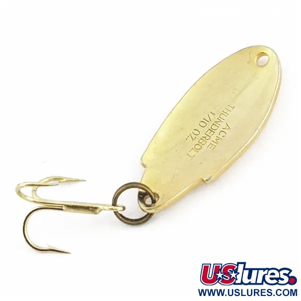Acme Thunderbolt Cucharilla, Gold, 3.5g, Estampada, #24557