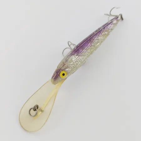Norman Deep Shiner Minnow, plata/púrpura, 9 g, suspending, #24566