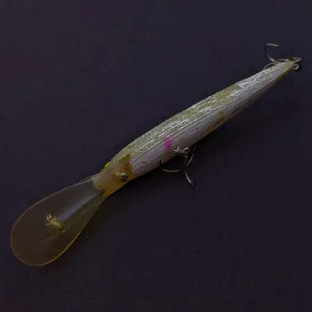 Norman Deep Shiner Minnow, plata/púrpura, 9 g, suspending, #24566