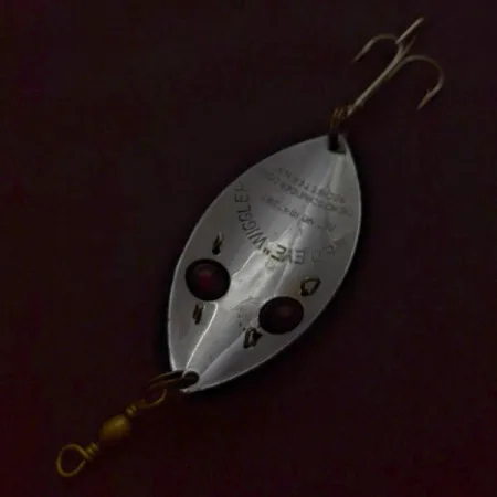 Hofschneider Red Eye Wiggler Cucharilla, Plata, 25 g, Ojos, #24579