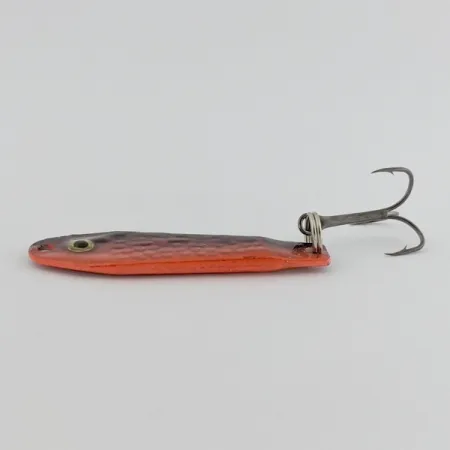 Renosky Bloody Jig Spoon, rojo/negro, 12 g, escamado, #24581