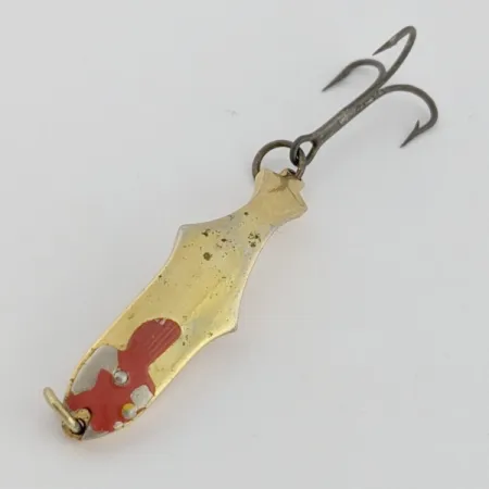 Pflueger Pippin Wobbler cucharilla, oro/rojo, 6g, #24582