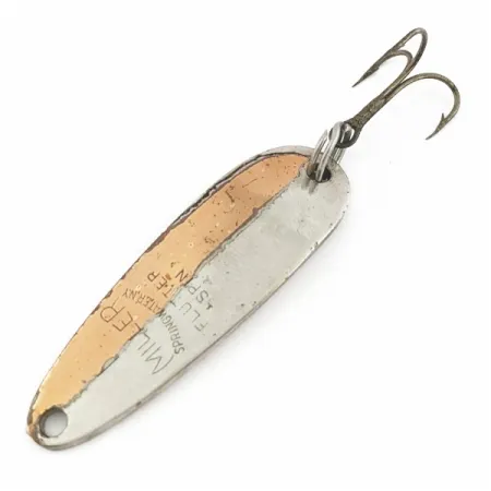 Miller Flutter Spin Cucharilla, Nickel/Copper, 11 g, Bicolor, #24602