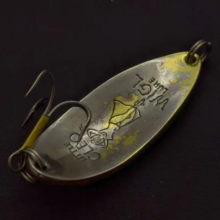 Little Cleo (Hula Girl) Ondulante, Níquel/Rosa, 14g, Hula Girl, #24623