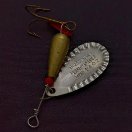 Herter's Perfect Spinner Cucharilla, Silver, 7g, Hoja festoneada, #24651