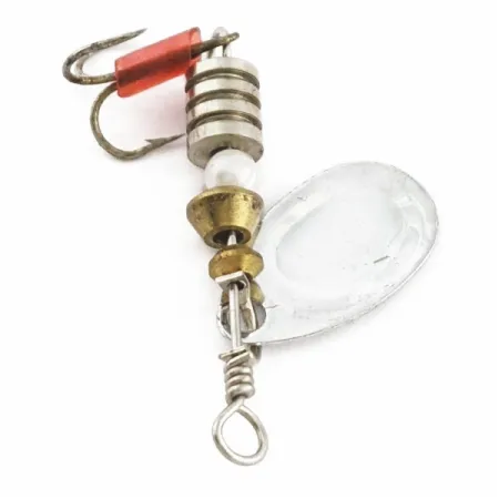 Cucharilla South Bend Spinner, Níquel, 2.7g, Funda Roja, #24673