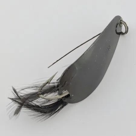 Cucharilla Weezel Rex Spoon, negro, 12g, anti-algas con pluma, #24674