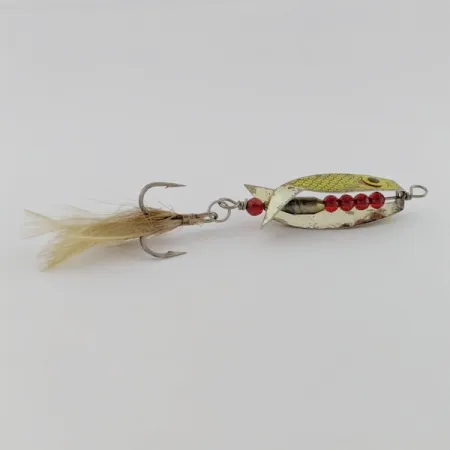 Cucharilla Mack's Hummbait, níquel/rojo, 9g, cuerpo alado, #24676