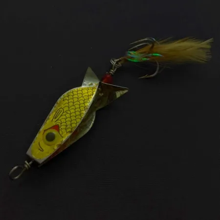 Cucharilla Mack's Hummbait, níquel/rojo, 9g, cuerpo alado, #24676