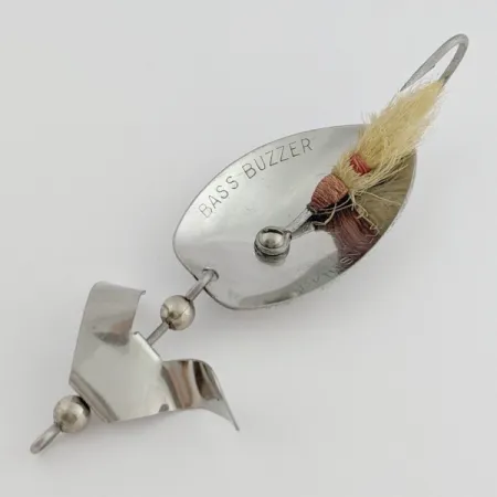 Cucharilla Brown's Bass Buzzer, Níquel, 17g, Bucktail, #24682