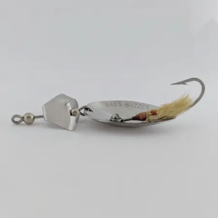 Cucharilla Brown's Bass Buzzer, Níquel, 17g, Bucktail, #24682