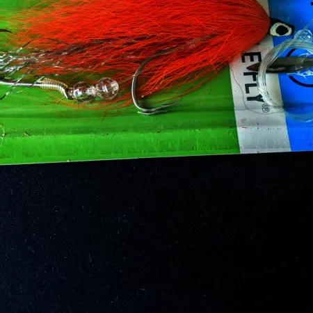 Aparejo Eppinger Devle Fly, Rojo/Blanco/Níquel, Bucktail, #24699