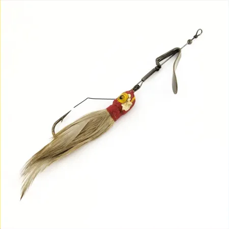 Weezel Baby Feather Minnow, Níquel, 18 g, antialgas, #24711