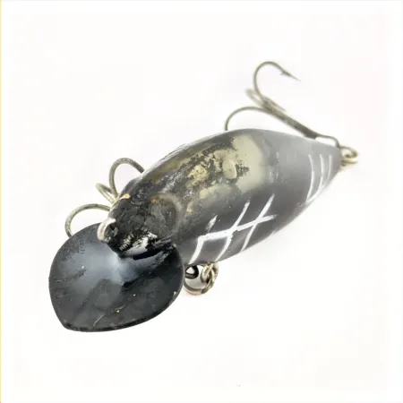 Señuelo Bomber Speed Shad, Negro, 12g, babero integrado, #24745