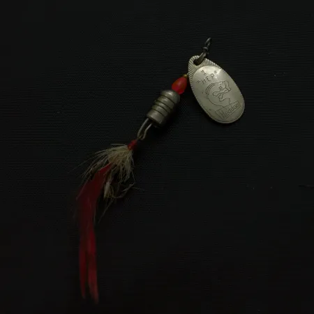 Cucharilla Heddon HEP 1, níquel, 3.6 g, anzuelo de plumas, #24746