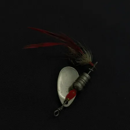Cucharilla Heddon HEP 1, níquel, 3.6 g, anzuelo de plumas, #24746