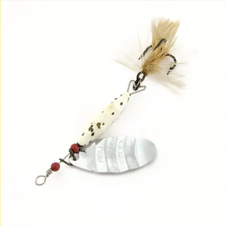 Abu Garcia Spinnaren Reflex cucharilla, Níquel/Blanco, 7 g, #24755
