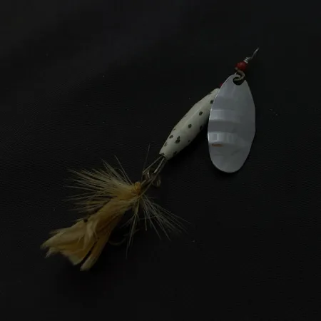 Abu Garcia Spinnaren Reflex cucharilla, Níquel/Blanco, 7 g, #24755