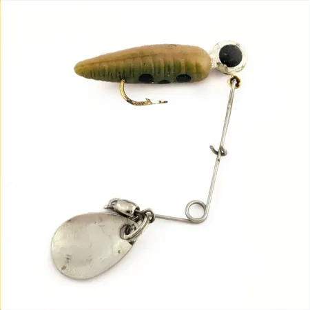 Johnson Beetle Spin Spinner, Níquel/Amarillo, 2.5g, #24785