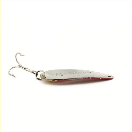 Cucharilla Silver-Demon Pixie, Rojo/Níquel, 11g, Perfil en S, #24790
