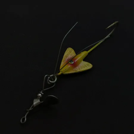 Arbogast Hawaiian Wiggler Señuelo, Amarillo, 7 g, Antihierbas, #24793