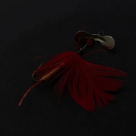 Pflueger Pilot Fly Spinner Cucharilla, Níquel/Rojo, 1.2g, #24804