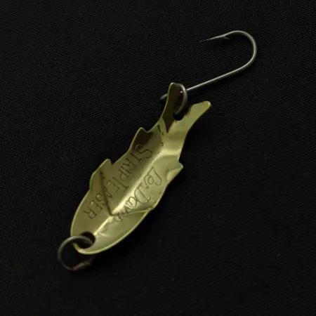 Les Davis Stripe Teaser Cucharilla, Oro, 1.1 g, Forma Pez, #24810
